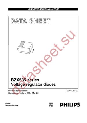 BZX585-C16 T/R datasheet  